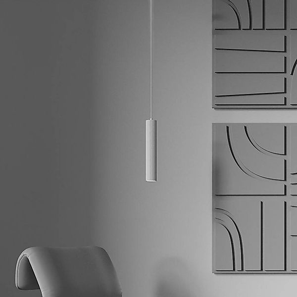 Maytoni Hängeleuchte Calipso, weiß, Ø 5,6cm, Aluminium, GU10 günstig online kaufen