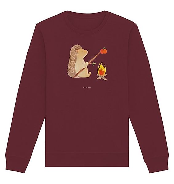 Mr. & Mrs. Panda Longpullover Größe S Igel Grillen - Burgundy - Geschenk, P günstig online kaufen