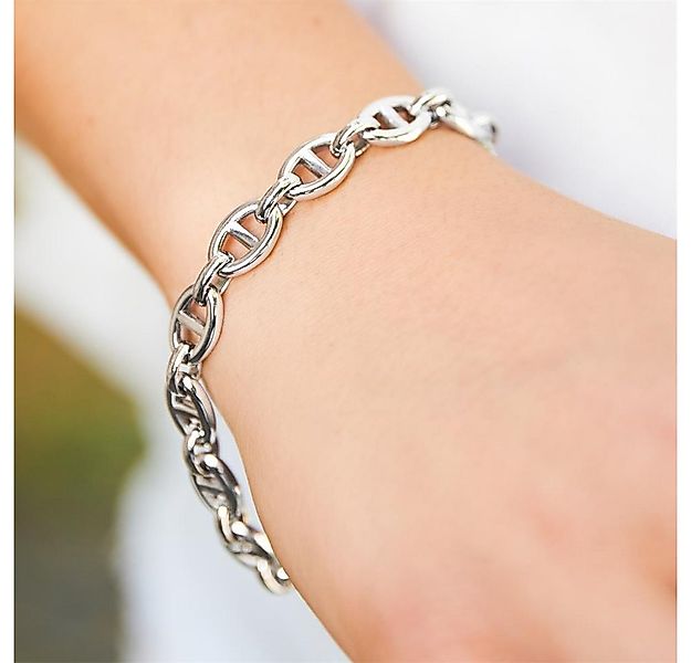 JEWLIX Edelstahlarmband Chunky Edelstahl Armband Silber B5280 günstig online kaufen