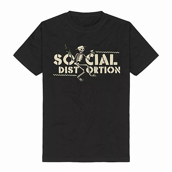 Social Distortion T-Shirt Checkered Skellie günstig online kaufen