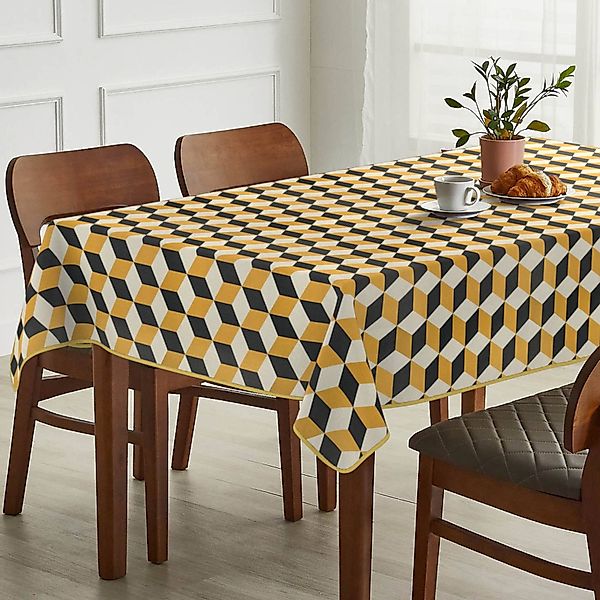 ANRO Tischdecke Stoff Digitalprint Tischtuch EasyClean günstig online kaufen