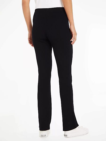 Calvin Klein Jeans Jerseyhose "BADGE STRAIGHT KNITTED PANTS" günstig online kaufen