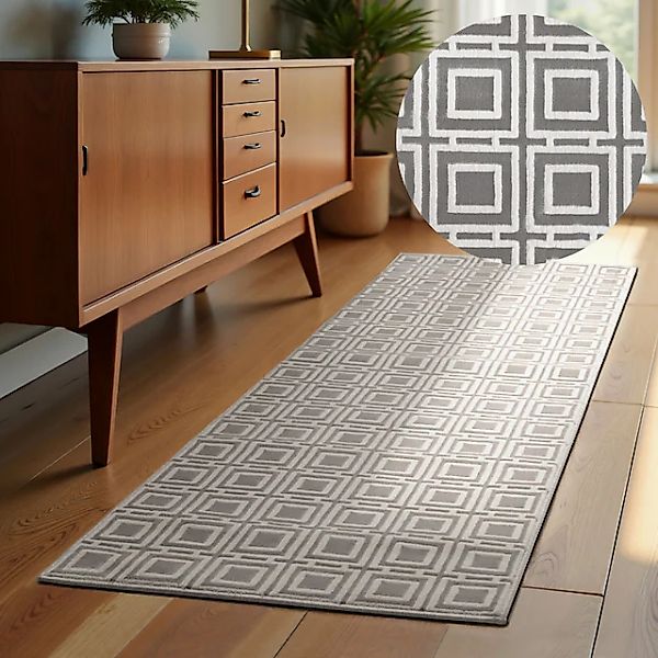 ELLE DECORATION Designteppich »Howlite«, rechteckig, 9 mm Höhe, Wohnzimmer, günstig online kaufen