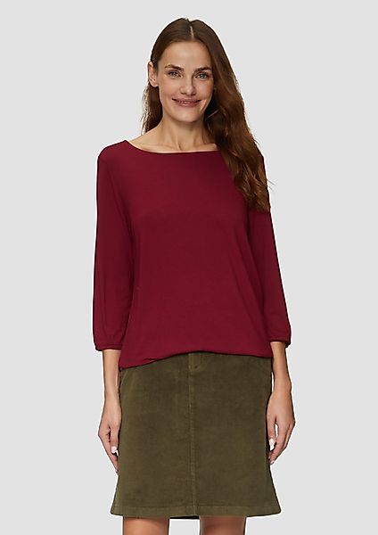 s.Oliver 3/4-Arm-Shirt Shirt mit All-over-Print aus günstig online kaufen