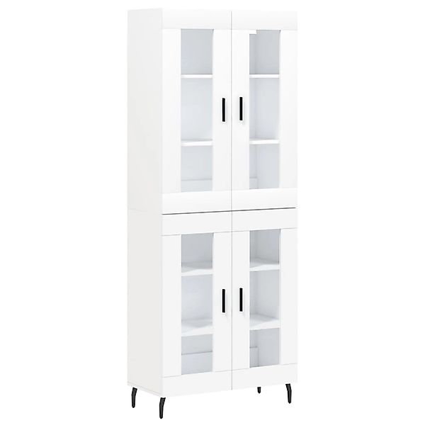vidaXL Highboard Weiß 69,5x34x180 cm Holzwerkstoff 3198289 günstig online kaufen