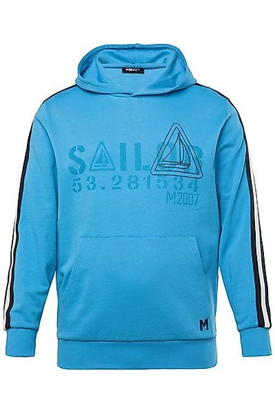 Men Plus Sweatshirt Men+ Hoodie Kapuzensweater großer Print bis 8 XL günstig online kaufen