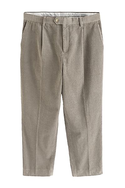 Next Anzughose Straight Fit Cord-Anzughose 100 % günstig online kaufen