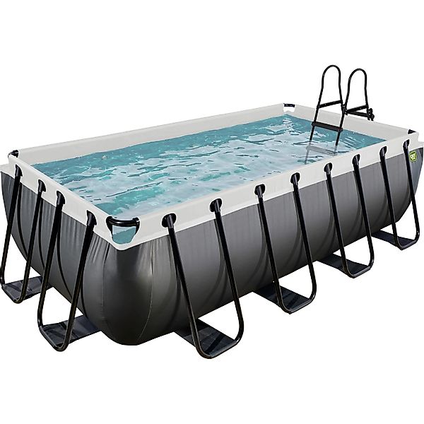 EXIT Framepool BxLxH: 200x400x100 cm, mit Filterpumpe und Sicherheitsleiter günstig online kaufen