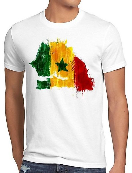 style3 T-Shirt Flagge Senegal Fußball Sport Afrika WM EM Fahne günstig online kaufen