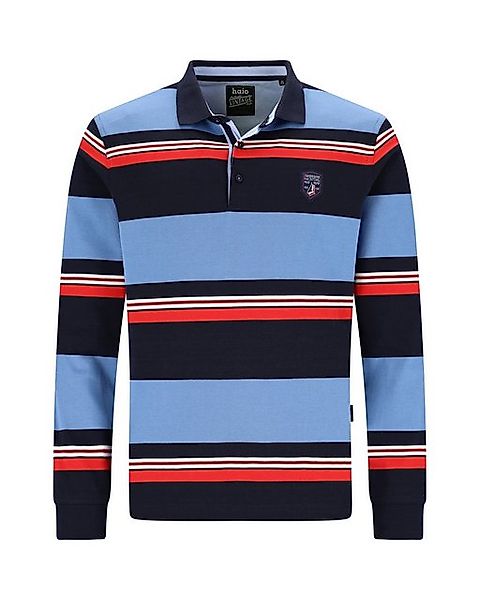 Hajo Langarm-Poloshirt Rugbyshirt in stay fresh-Qualität günstig online kaufen