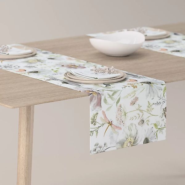 Tischläufer, weiß-beige, 40 x 130 cm, Gardenia (143-96) günstig online kaufen