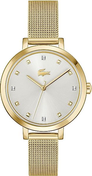 Lacoste Quarzuhr RIGA 2001401, Armbanduhr, Damenuhr, Edelstahlarmband, anal günstig online kaufen