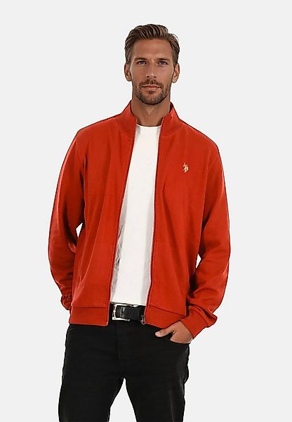 U.S. Polo Assn. Sweatjacke USTheoo – Herren Zip-Jacke mit Stehkragen und Lo günstig online kaufen