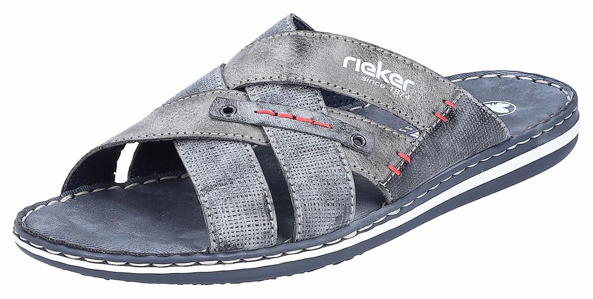 Rieker Pantolette, Sommerschuh, Schlappen, Poolslides mit günstig online kaufen