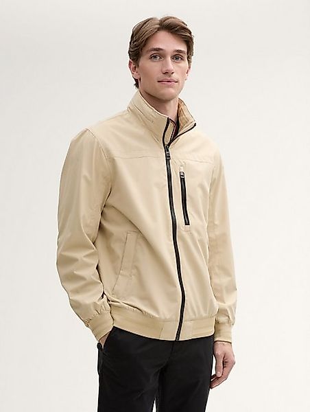 TOM TAILOR Outdoorjacke Blouson Jacke mit Kapuze im Stehkragen günstig online kaufen