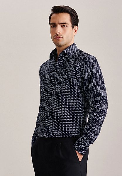 seidensticker Businesshemd "Shaped" Shaped 1/1 Extra lang Kentkragen Druck günstig online kaufen