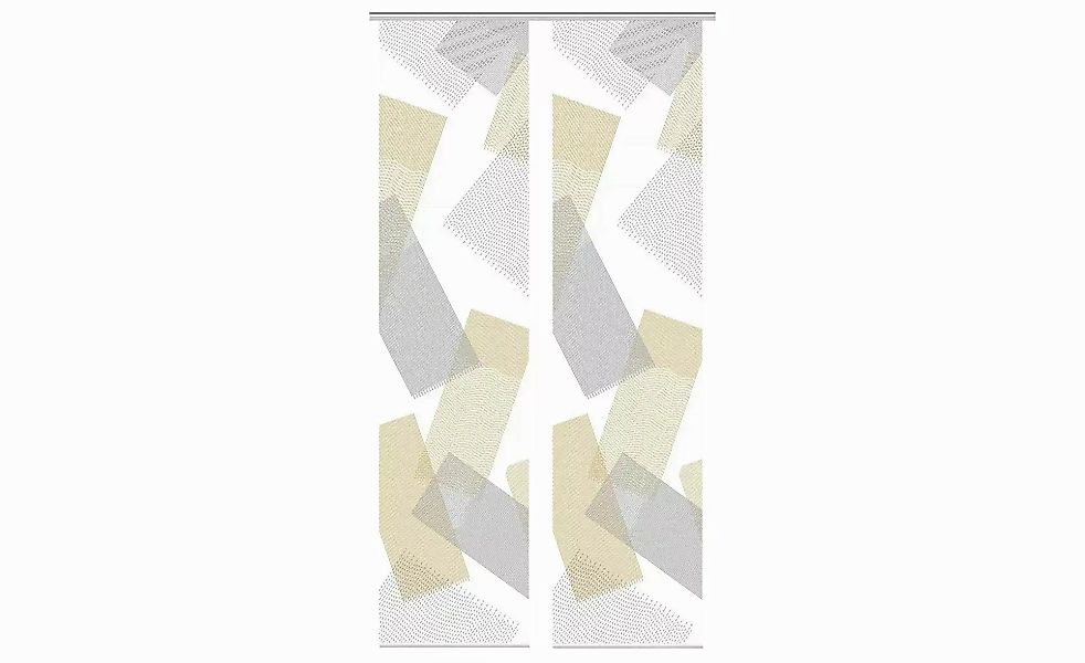 VISION S Schiebevorhang   ¦ gold ¦ Synthetik ¦ Maße (cm): B: 60 H: 260 Gard günstig online kaufen