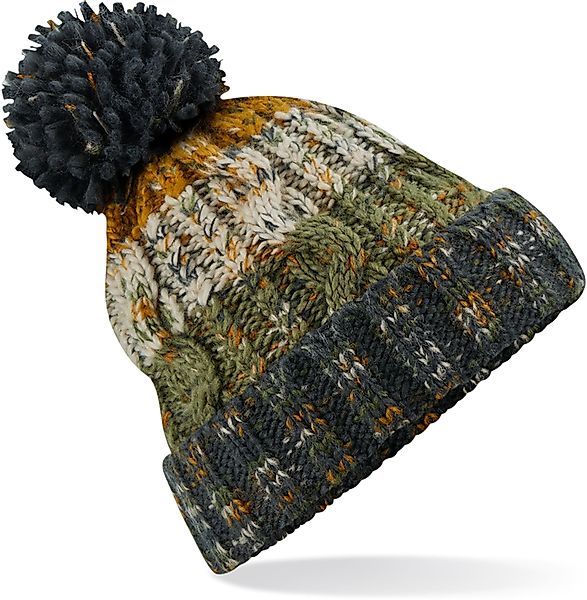 Beechfield® Bommelmütze Corkscrew Pom Pom Beanie günstig online kaufen