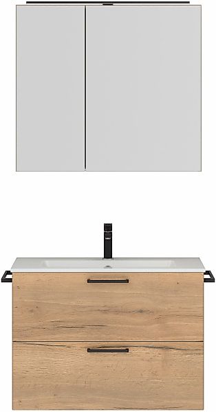 nobilia Badmöbel-Set "Tolvina" vormontiert, mit Soft-Close, 2 Stk. tlg. günstig online kaufen