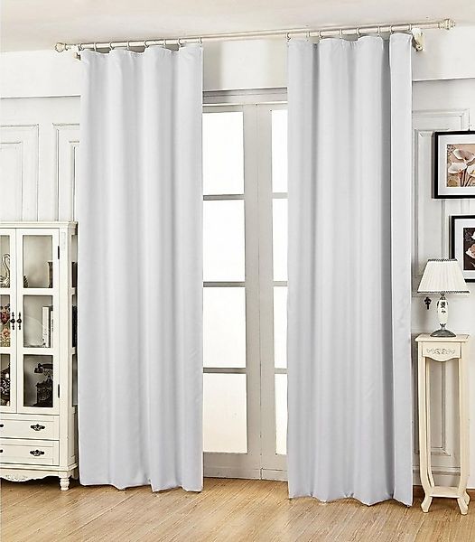 Woltu Vorhang (2 St), Kräuselband, blickdicht, Blickdicht mit Kräuselband L günstig online kaufen
