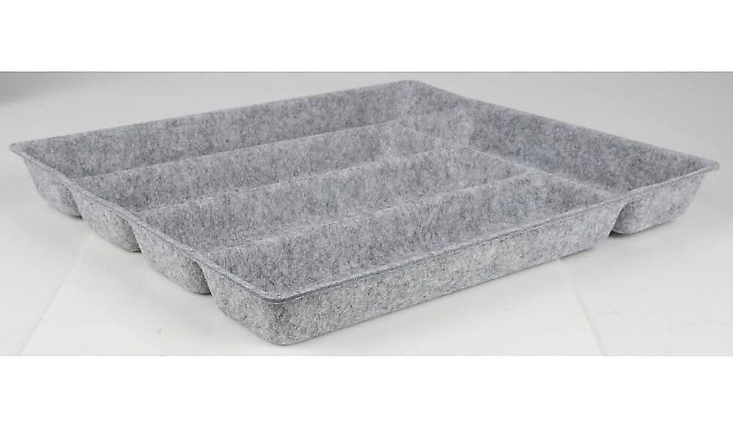 BURI Schubladeneinsatz Filz Schubladeneinsatz Grau Organizer Grau Kiste Kor günstig online kaufen