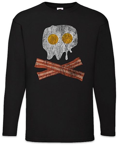 Urban Backwoods Langarmshirt Bacon & Egg Skull Langarm T-Shirt Spiegelei Bo günstig online kaufen