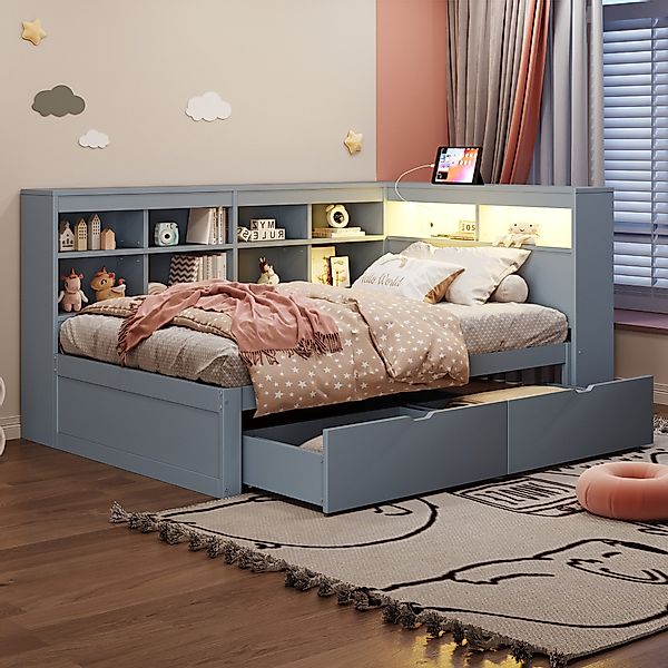 OKWISH Schlafsofa Kinderbett Jugendbett Daybett Tagesbett günstig online kaufen