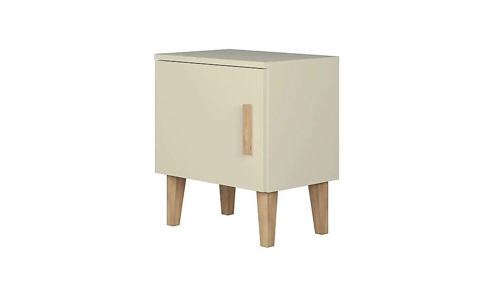 Nachtkommode  Kubi ¦ beige ¦ Maße (cm): B: 50 H: 56 Tische > Nachttische - günstig online kaufen