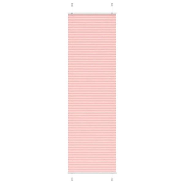 vidaXL Plissee Rosa 55x200 cm Stoffbreite 54,4 cm Polyester 4015457 günstig online kaufen