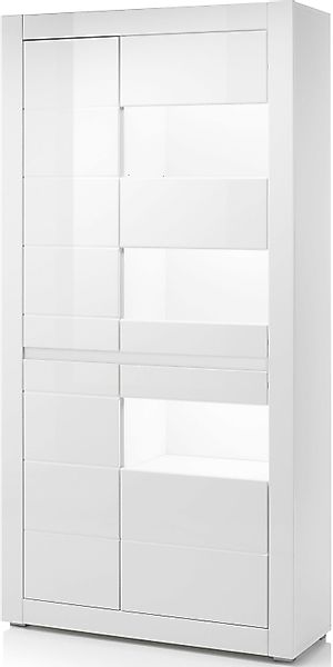 INOSIGN Vitrine "Carat", Höhe 198 cm, zwei Leisten angeliefert, 1 x grau, 1 günstig online kaufen