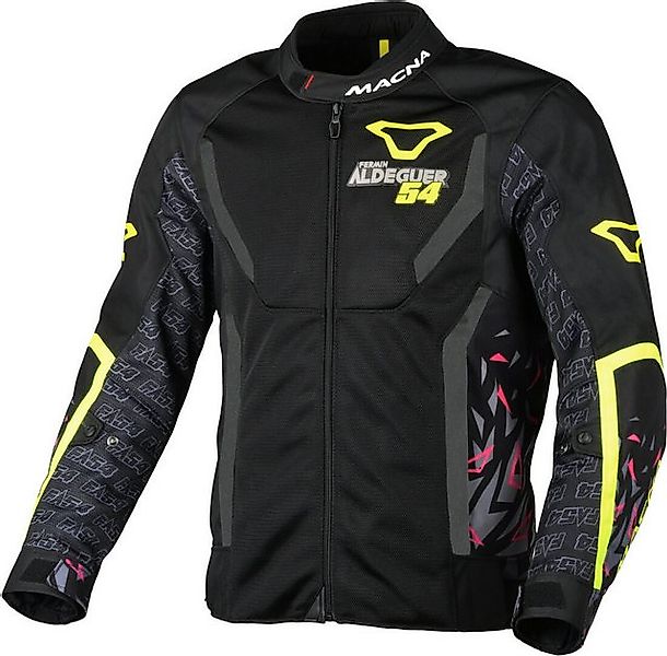Macna Motorradjacke Grisco Aldequer Motorrad Textiljacke (mit Handschuhen) günstig online kaufen