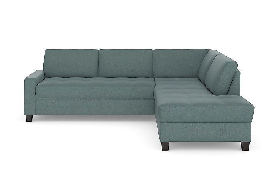 DOMO collection Ecksofa "Florentina zeitlos und elegant, Sitznähte als Desi günstig online kaufen