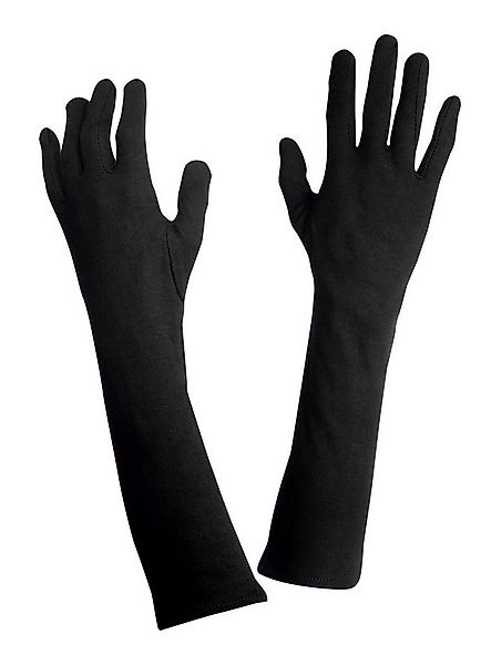 Boland Kostüm Handschuhe lang schwarz, Edle Handschuhe für zahlreiche Kostü günstig online kaufen