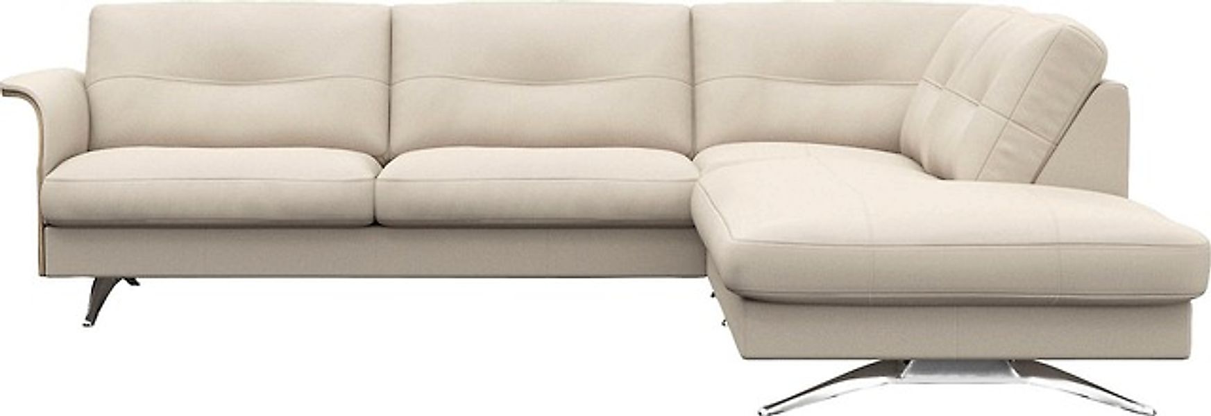 FLEXLUX Ecksofa »Glow, super bequem durch hochwertigem Sitzaufbau mit Feder günstig online kaufen
