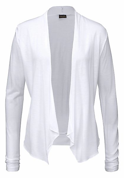 LASCANA Shirtjacke, in offener Form, Strickjacke aus Jersey, Sommerjacke, C günstig online kaufen