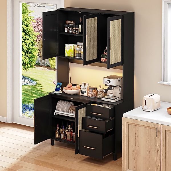 BlingBin Hochschrank Küchenanrichte (1-St., Küchen-Sideboard aus günstig online kaufen