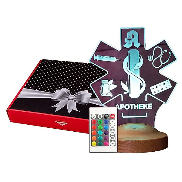 Geschenkelampe LED Nachttischlampe Apotheker 3D Bürolicht günstig online kaufen