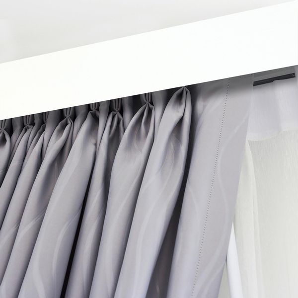SN DECO GROUP Gardinenschiene "Vorhangschiene SH (1) mit Blende 5 cm" 1 läu günstig online kaufen