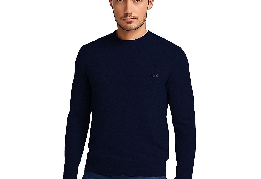 Cocain underwear Strickpullover Herren 100% Baumwolle Rundhals dünnes Feins günstig online kaufen