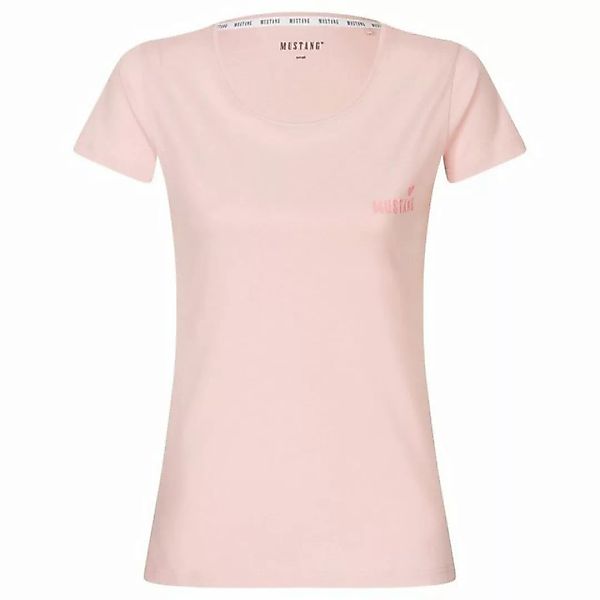 MUSTANG T-Shirt Lounge Damen Shirt Everyday (Packung, 1-tlg) lässige Weite, günstig online kaufen