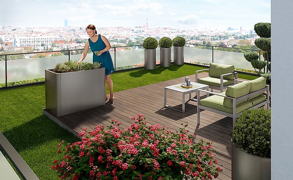 Biohort Hochbeet "BELVEDERE maxi 1x0,5; verschiedene Farben" 102x53x77 cm, günstig online kaufen