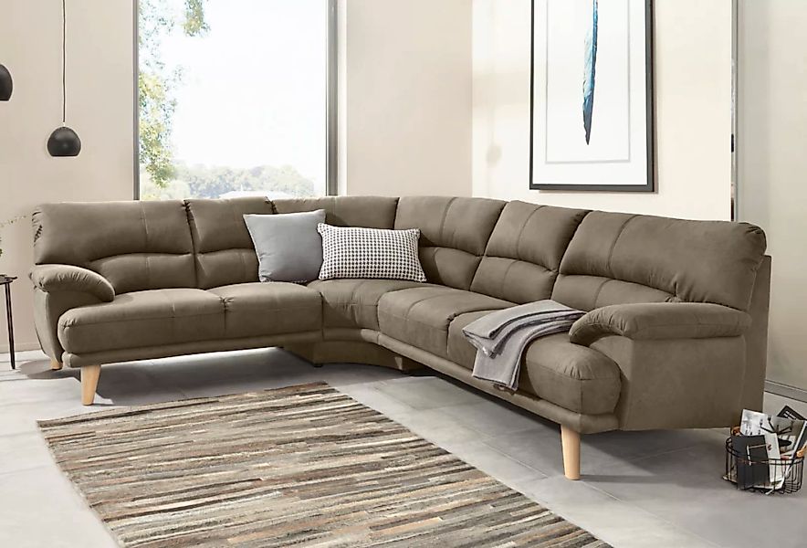 TRENDMANUFAKTUR Polsterecke »Cecilia, italienisches Designsprache, modern u günstig online kaufen
