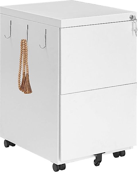 Hoobro Rollcontainer Aktenschrank, mit 2 Schubladen günstig online kaufen