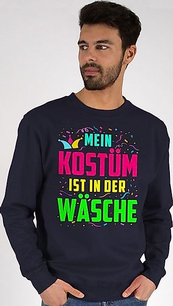 Shirtracer Sweatshirt Mein Kostüm ist in der Wäsche I Fastnacht I Fasnacht günstig online kaufen