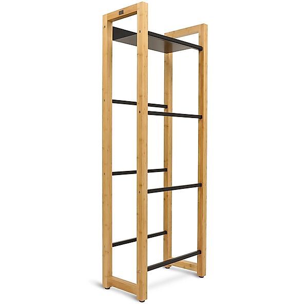 holz4home® Kastenständer Getränkekistenregal aus Bambus I Kistenregal Metal günstig online kaufen