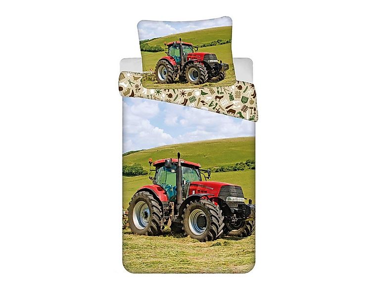 Jerry Fabrics Bettwäsche Bettwäsche Tractor 140x200 cm – Baumwolle Set mit günstig online kaufen