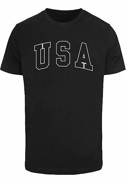 MisterTee T-Shirt "MisterTee USA Wording Tee" 1 Stk. tlg. günstig online kaufen