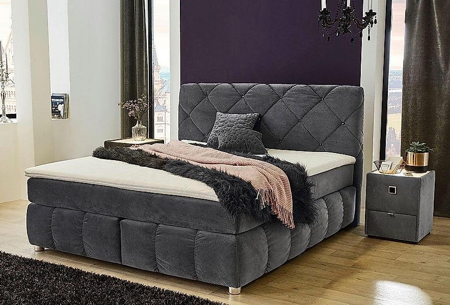 Jockenhöfer Gruppe Boxspringbett Bella, mit Kaltschaum-Topper günstig online kaufen