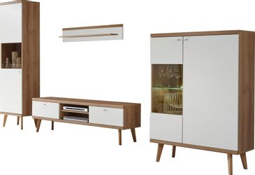 andas Wohnwand "Merle" Set, 4 Stk. tlg. günstig online kaufen