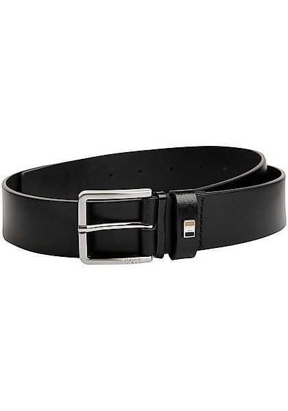 BOSS Ledergürtel Ther-Flag-E_Sz35 mit stilvollen Markendetails günstig online kaufen